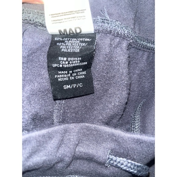 A nightmare on elm street gray joggers mens size small - Picture 3 of 8